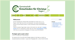 Desktop Screenshot of ec-gemeinschaft.de