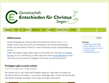 Tablet Screenshot of ec-gemeinschaft.de
